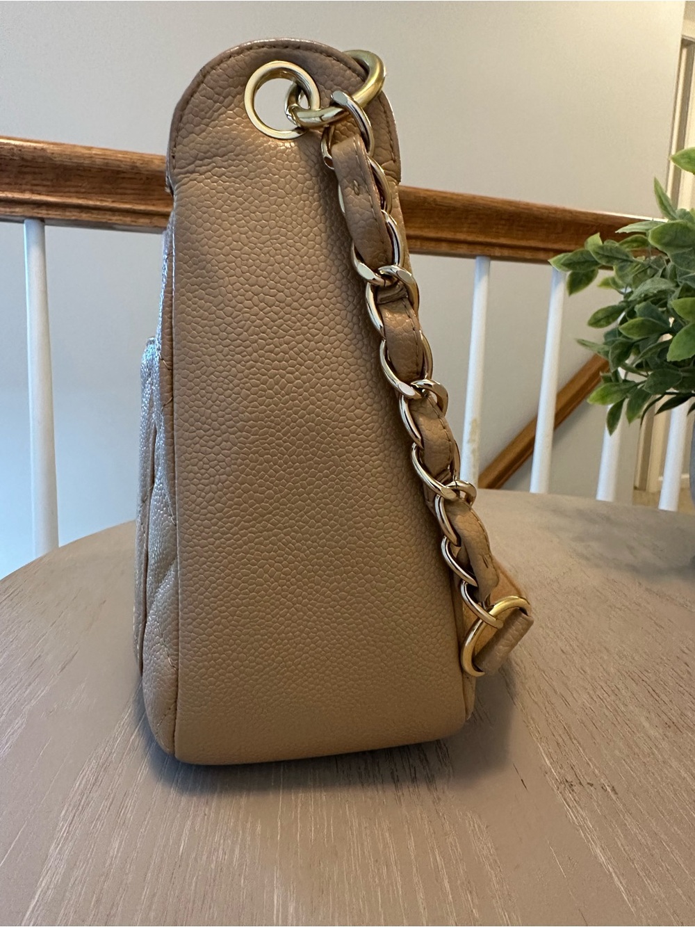 SOLD ♥️ Chanel Vintage Shoulder Bag - Caviar Leather - Vintage Chanel Hobo Bag - Picture 5 of 17